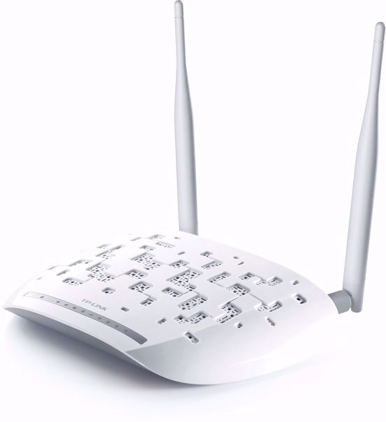 TP-Link TD-W8961N 300Mbps ADSL2 + Modem/Router, 2x5DBi Anten WPS resmi